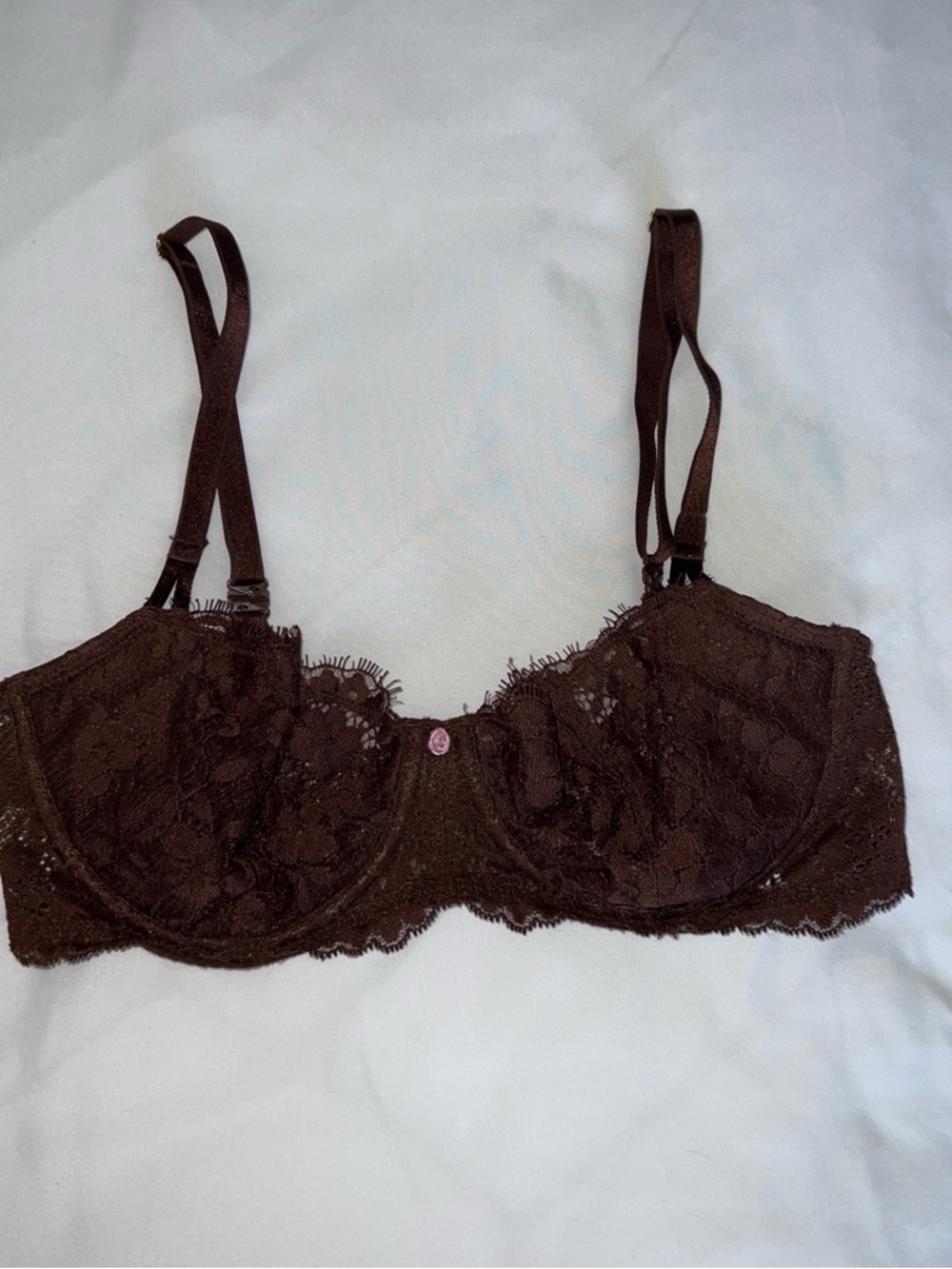 Victoria's Secret Brown Lace Underwire Bra